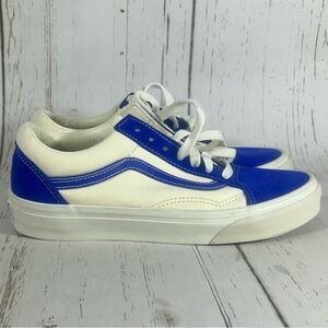 Vans Old Skool Low Cut Shoes Sneakers Blue Beige Size Women’s 7